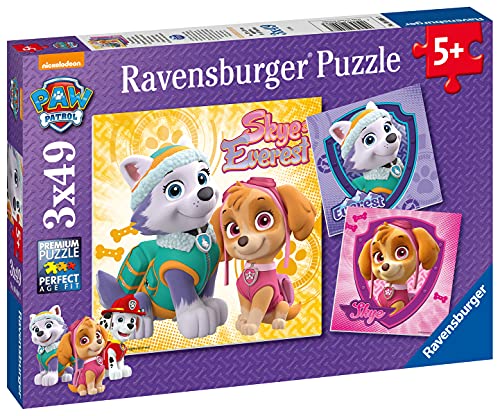 Ravensburger Paw Patrol 3 Puzzle da 49 Pezzi