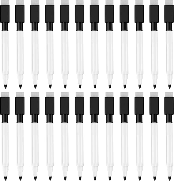 IHPUKIDI Dry Erase Markers Fine Point Tip, 24