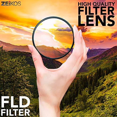 Zeikos 58Mm Multi-Coated Uv-Cpl-Fld Professional Lens Filter Kit, Includes Miracle Fiber Cloth And Carry Pouch, Set For Nikon And Canon Lenses With A 58 Mm Filter Size #TOP2