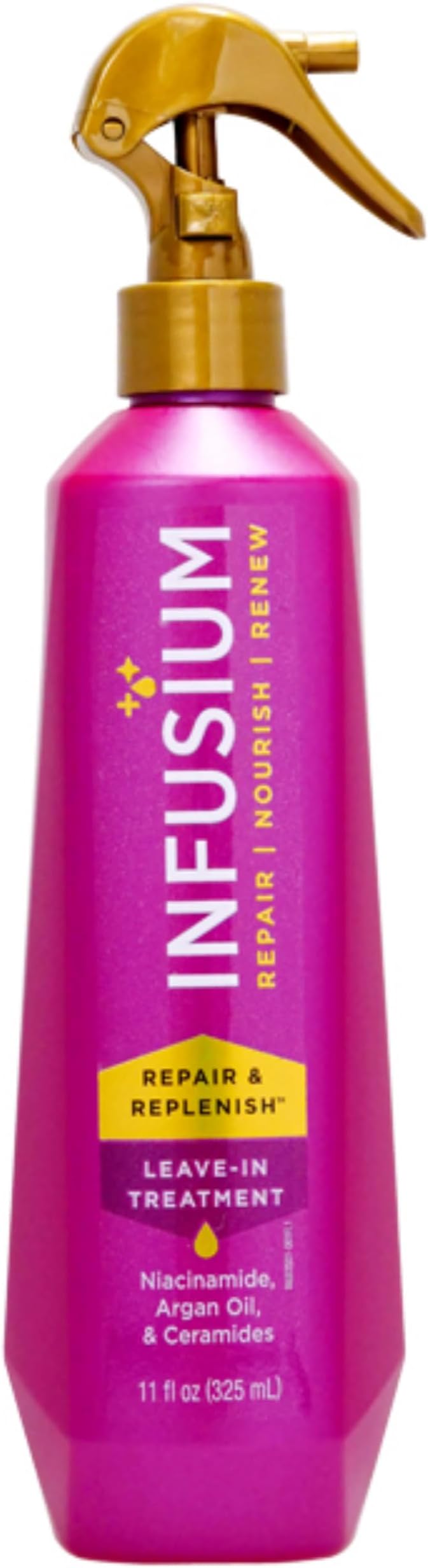 Repair and Replenish Leave-In Treatment - Hair Spray with Niacinamide, Argan Oil, and Ceramides - Strengthens and Nourishes - 11 oz