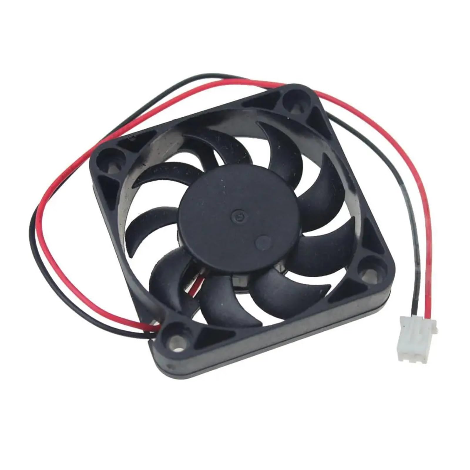 JJKKOZVQF 2pcs DC 12V 50mm x 10mm 5cm Brushless Cooling Fan 50x50x10mm 5010 Radiator 9 Blades XH2.5 2Pin
