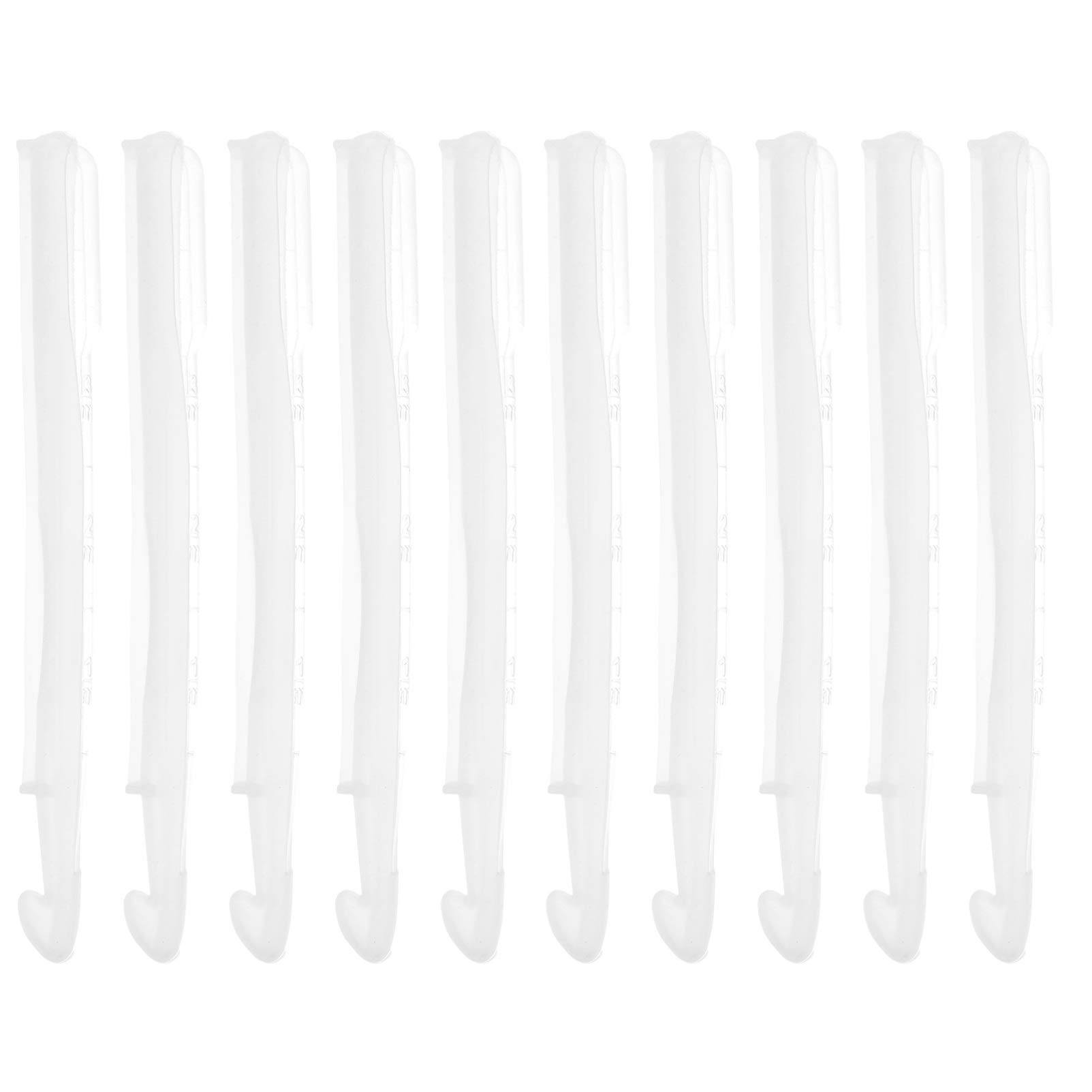 Ciieeo 20pcs with Resin Molds Knit Making Sewing Craft Silicone Knitting Cross Embroidery Needles Supplies Hook Scarves Sweaters Crochet Crystal Epoxy - Hook- DIY Crafts Tools Tool