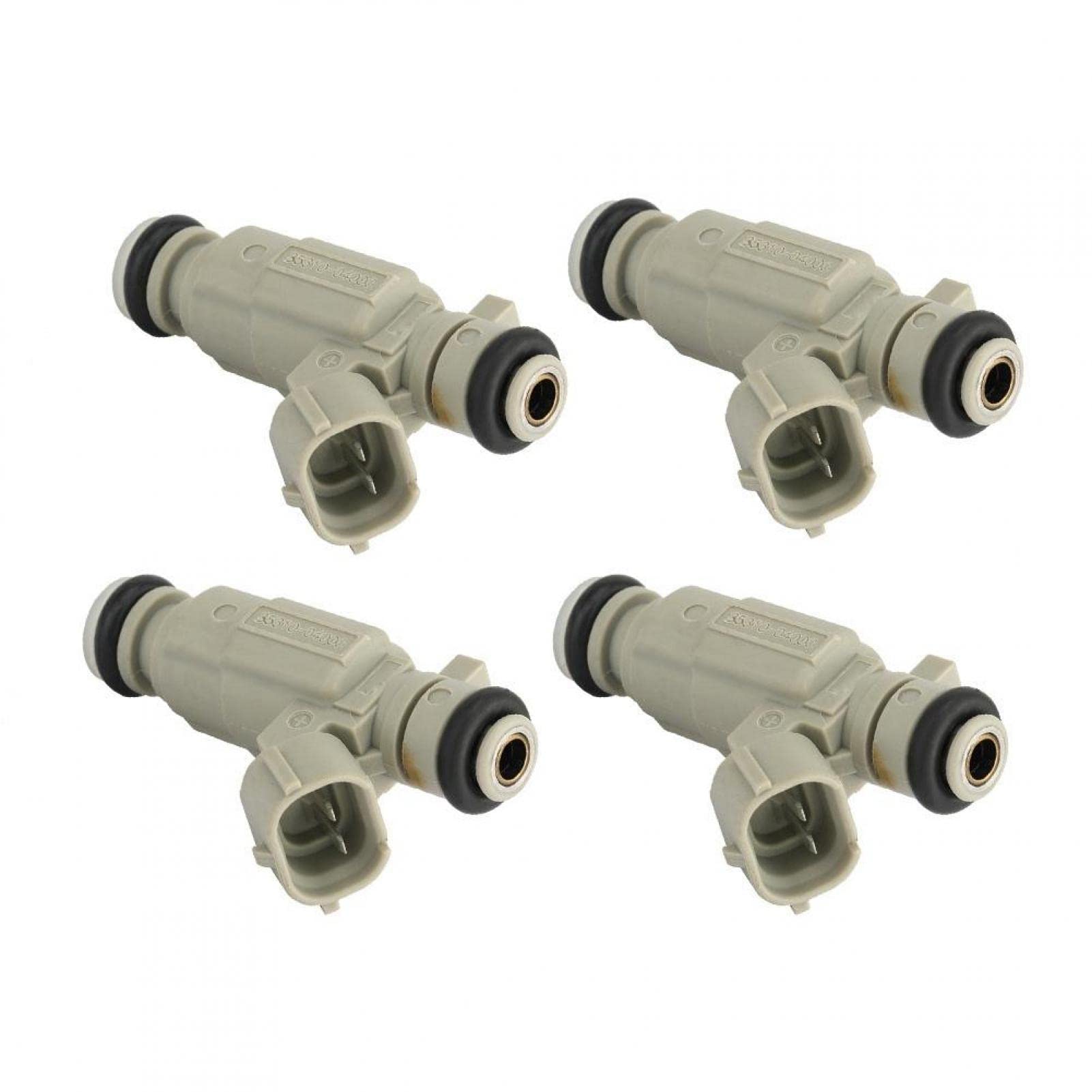 Iniettore carburante, 35310-04000 4 ugelli iniettore carburante per Hyundai I10 2016 Kia Picanto Mk2 1.0l Promuove il funzionamento regolare del motore e bilancia l'erogazione del carburante Abs in al