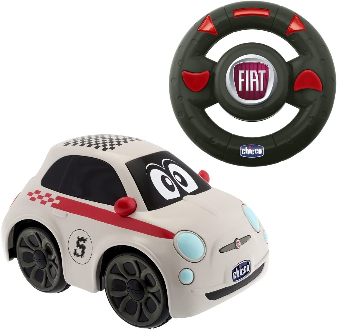 Chicco - A1504251 - Voiture Radiocommandée - Fiat 500