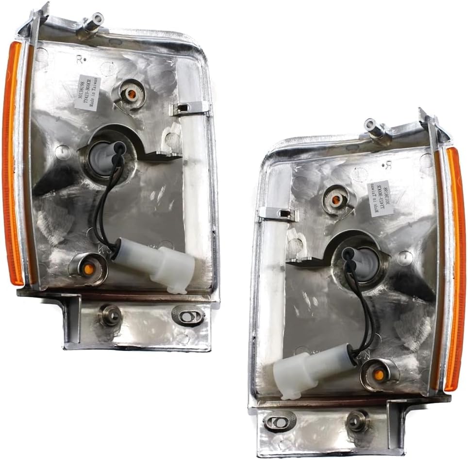 Rareelectrical New Pair Of Corner Light Compatible With Toyota Pickup Sr5 Turbo 4 Cyl 2.4L Pickup Sr5 4 Cyl 2.4L 1984-1986 By To2520114 To2521116 8162089145 8161089145
