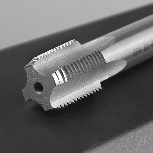 Miniatura 5 de LWCUSNJ 38" - 18 NPT - Grifo de tubo cónico M2 NPT, utilizado para roscar máquina convencional o roscado CNC, puede golpear acero y acero inoxidable