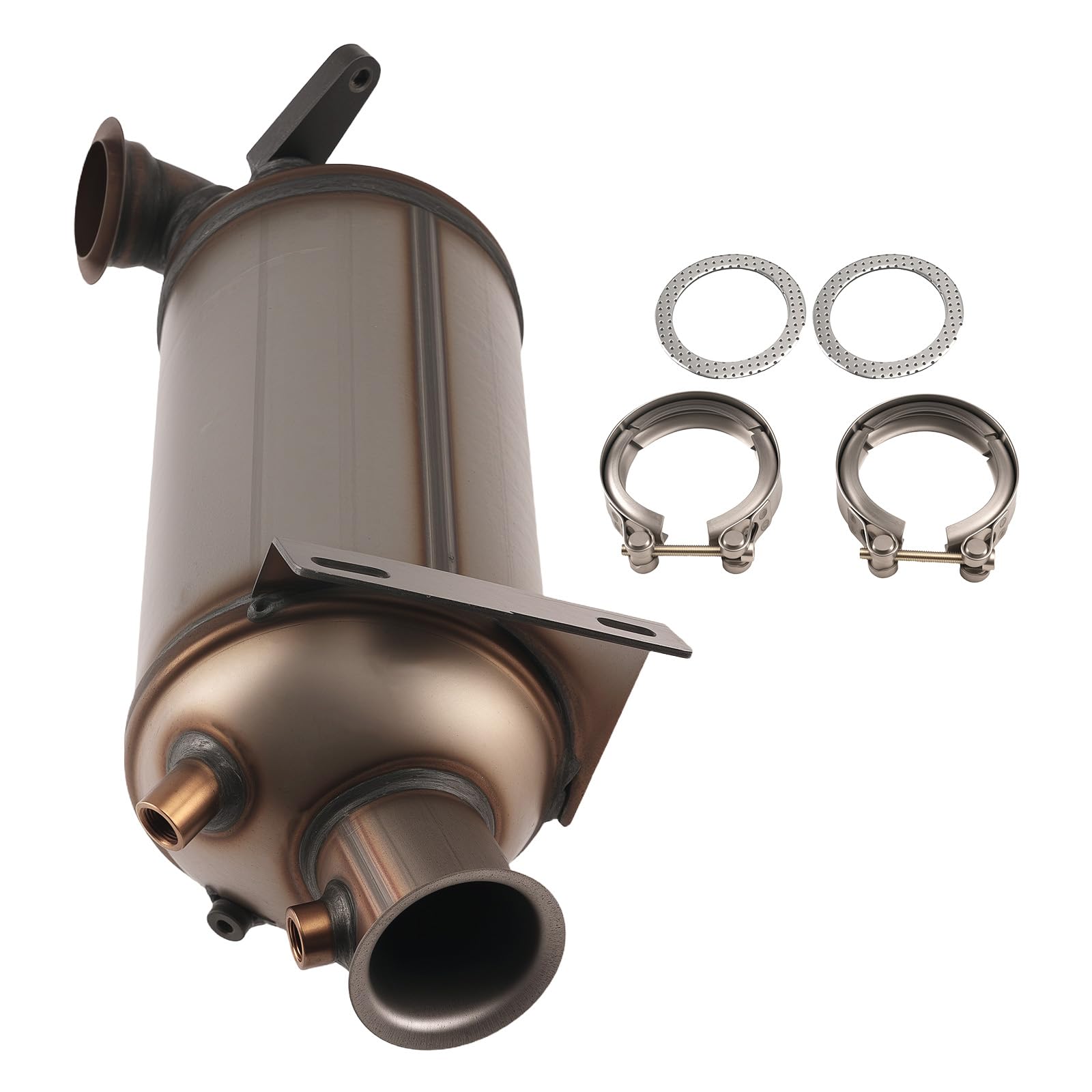 maXpeedingrods 7H0254700GX 7H0254700GV Filtro de partículas diésel DPF Euro 4 compatible con T5 Transporter BRS BRR / 84 CV 102 CV