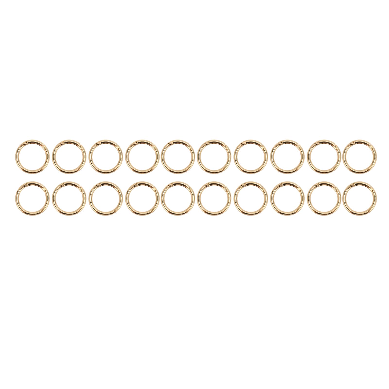 100PCS Anneau Porte Clé avec Chaîne,25 Attache Porte Clé, Split