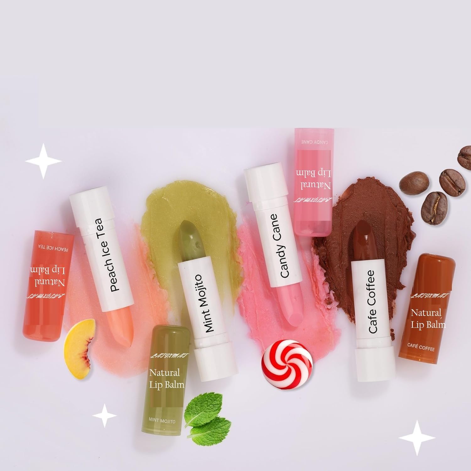 Set Of 4 Super-Hydrating Lip Balm | In 4 Different Color/Flavour | Repairs Lips | Cruelty-Free | Keeps Lips Soft-image-48