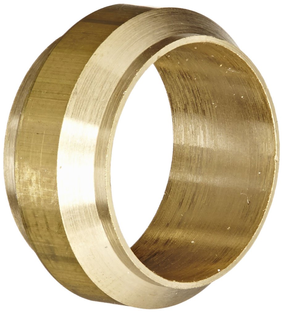 Legris 0124 14 00 Brass Compression Tube Fitting, Sleeve, 14 mm Tube OD