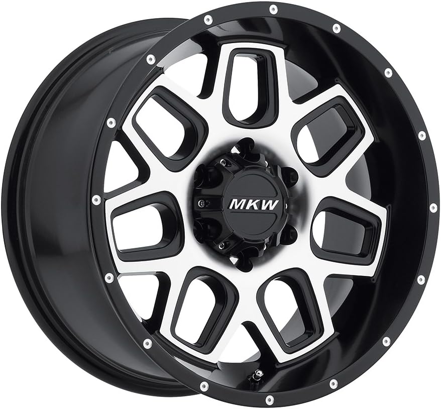 MKW Offroad M92 Satin Black Wheel with Machined Finish (17x9"/5x127mm)