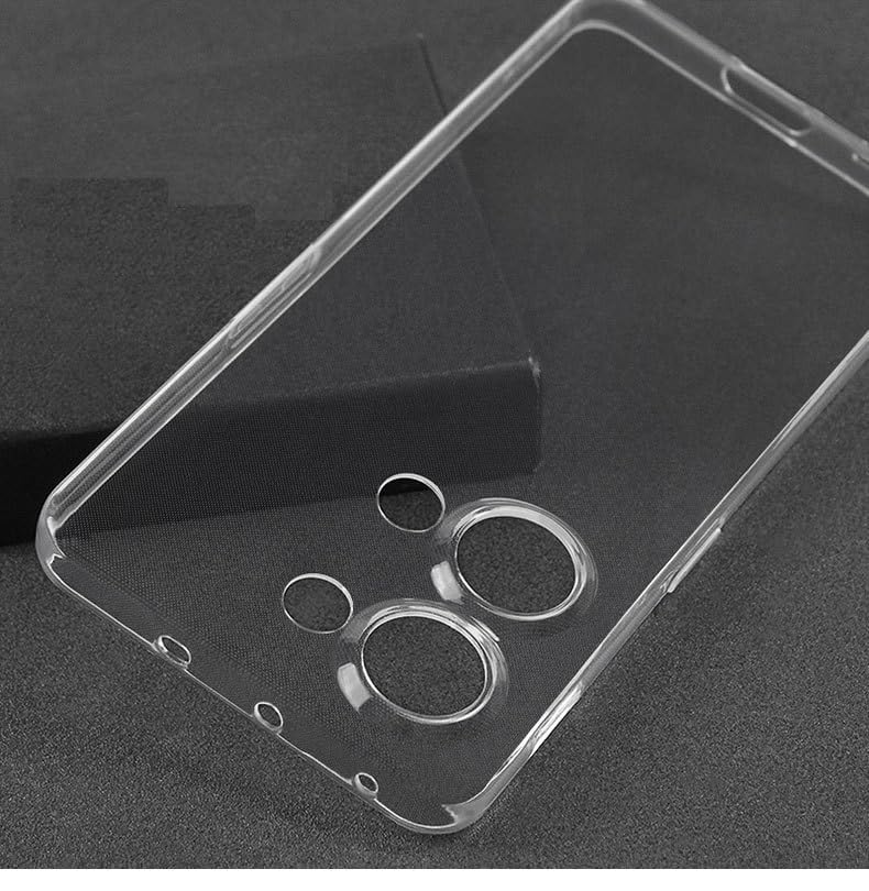 Image of NISHTECH for OnePlus Nord 3 5G (2024) Premium Transparent Hybrid Soft Slim Dust Proof Back Case Cover Silicone with Camera Protection