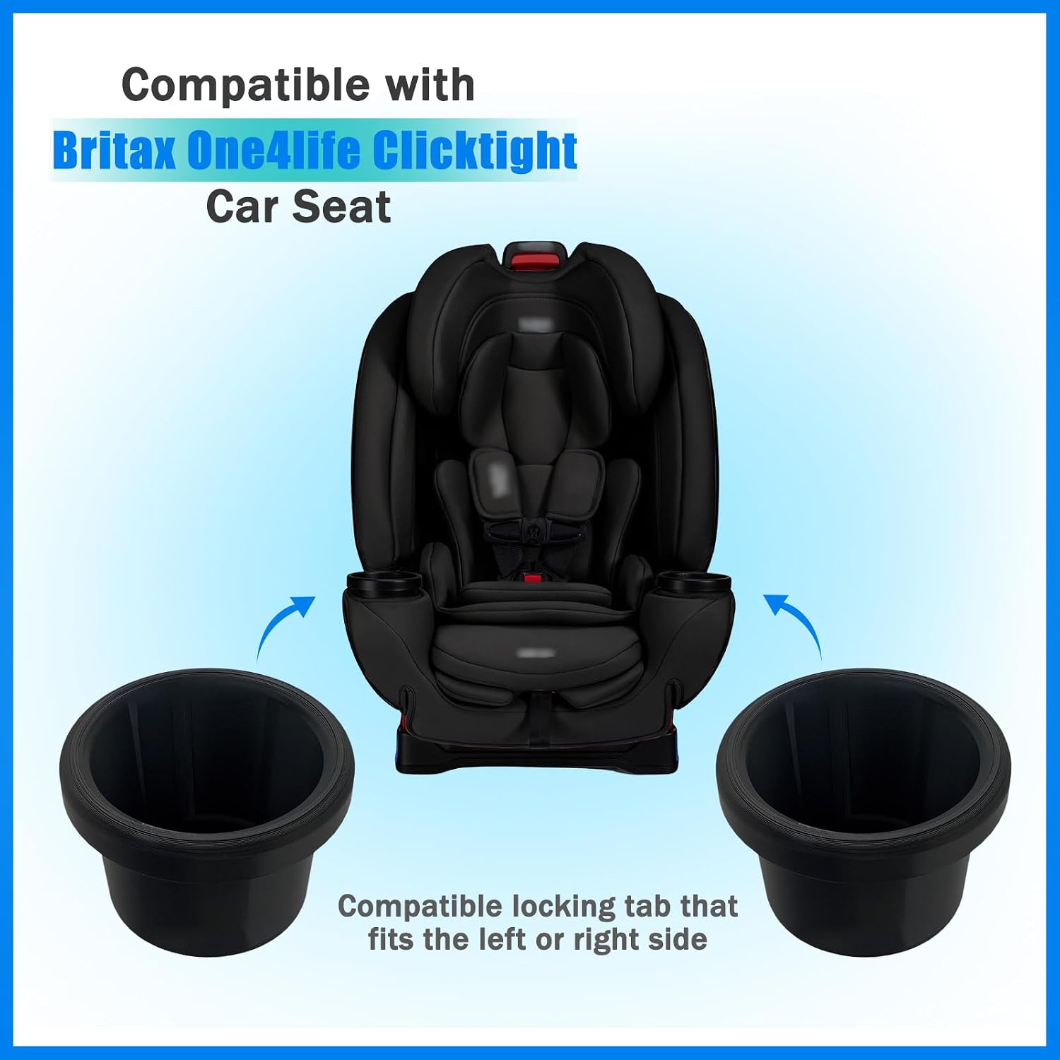 Cup Holder Replacement Compatible with Britax One4life Clicktight Car Seats, Seat Replacement Parts for Britax Car Seat