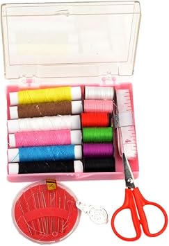 eZthings Professional Needles Sewing Supplies Variety Sets and Kits for Arts and Crafts Compact Sewing Kit