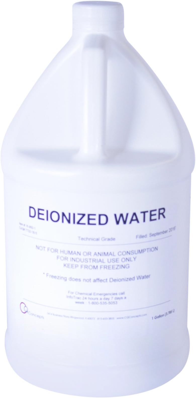Deionized Water (1 Gallon)