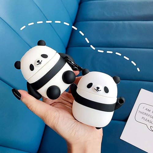 Miniatura 4 de SGVAHY Funda para Airpods 1 y 2, funda para Airpods, funda de silicona suave de dibujos animados Kawaii, funda de carga inalámbrica a prueba de