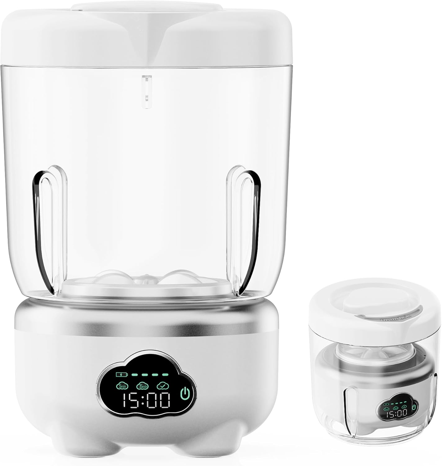 Mini Underwear Washing Machine, Portable Washing Machine, Upgrade 1.6L Foldable Mini Washer with 3 Modes, Rechargeable Laundry Machine for Socks, Bikinis,Baby Clothes, Travel, RV, Apartment