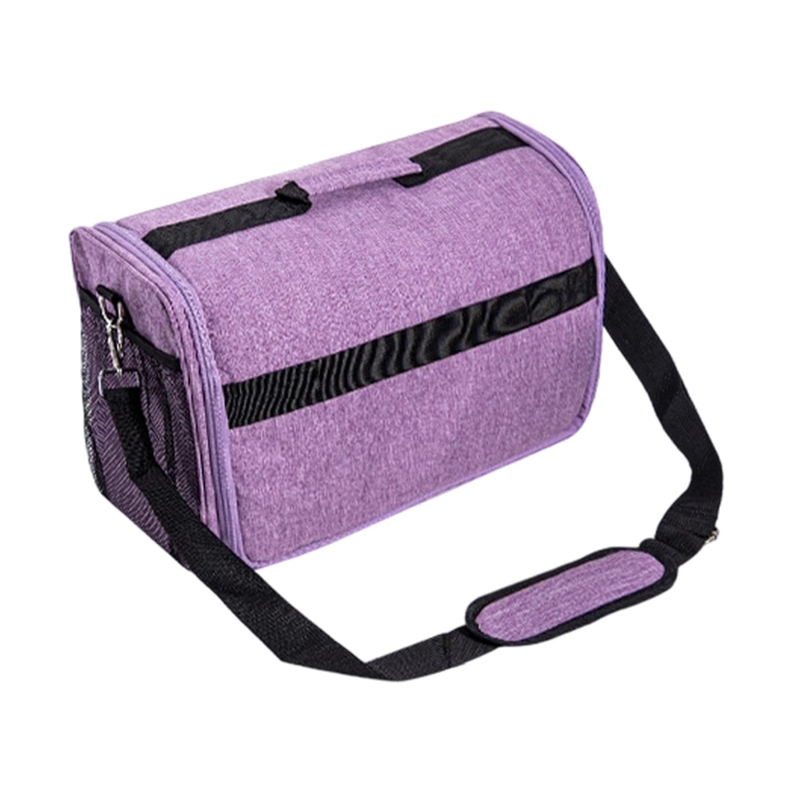 rockible Custodia protettiva per macchina da taglio, versatile, portatile e leggera, con tracolla, borsa tote per l'aula, Viola