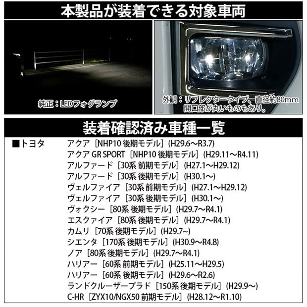 Amazon | ピカキュウ トヨタ ハリアー [60系 前期] 対応 純正LED