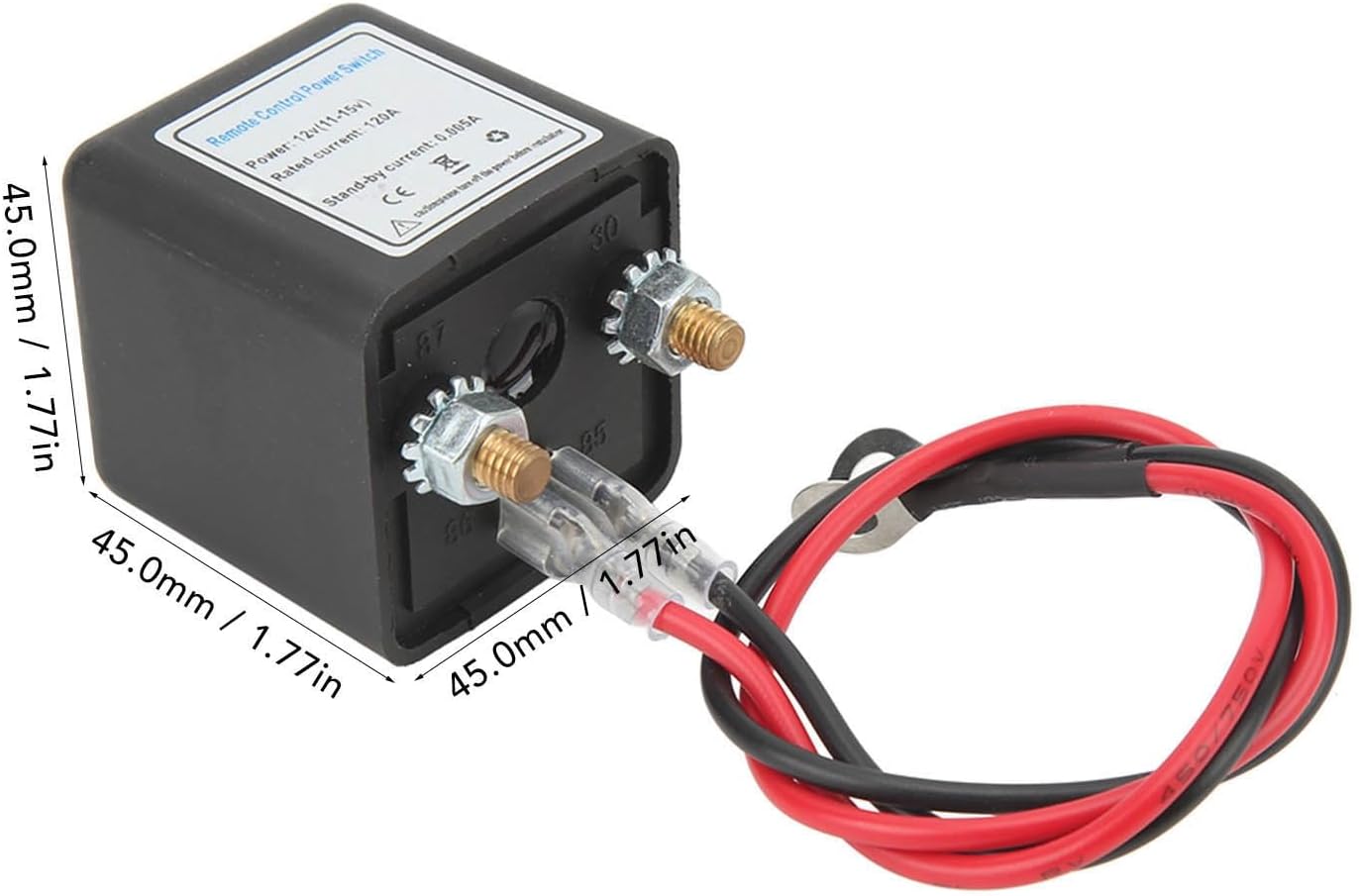 Remote Battery Disconnect Switch, DC12V 120A/200A Anti Theft Upgrade Kill Switch for Car with Dual Remote Control, Prevent Battery Drain Battery Cut Off Switch for Car, RV, Truck, Boat, Marine(120A)