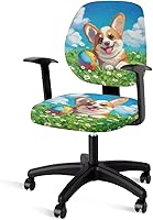 Vista 26 de Fundas para silla de oficina Galaxy - 2 fundas para sillas de escritorio, invitados y juegos, universal, elásticas