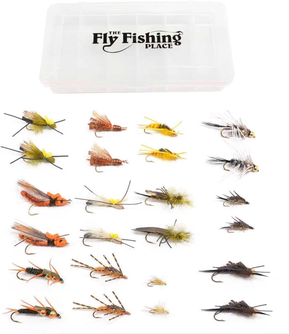 The Fly Fishing Place Trout Fly Assortment 24 Essential