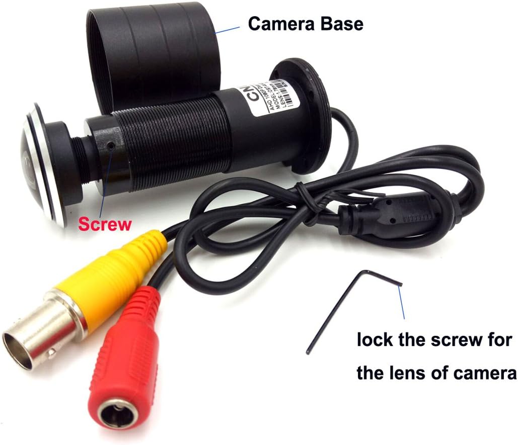 HD 1080P 2MP Starlight 0.0001Lux 4-in-1 TVI/CVI/AHD/960H CVBS CCTV Surveillance Peephole Viewer Camera Fisheye Door Camera, for 1080P 4-in-1 TVI/AHD/CVI/CVBS/960H DVR, 1.78mm 170° Lens image 3 of 5 B074KJ5S5T