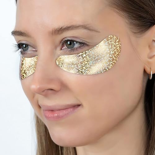 Miniatura 7 de MISS SPA Parches para debajo de los ojos, mascarillas iluminadoras para los ojos con vitaminas de cafeína B3, mascarillas hidratantes para arrugas,