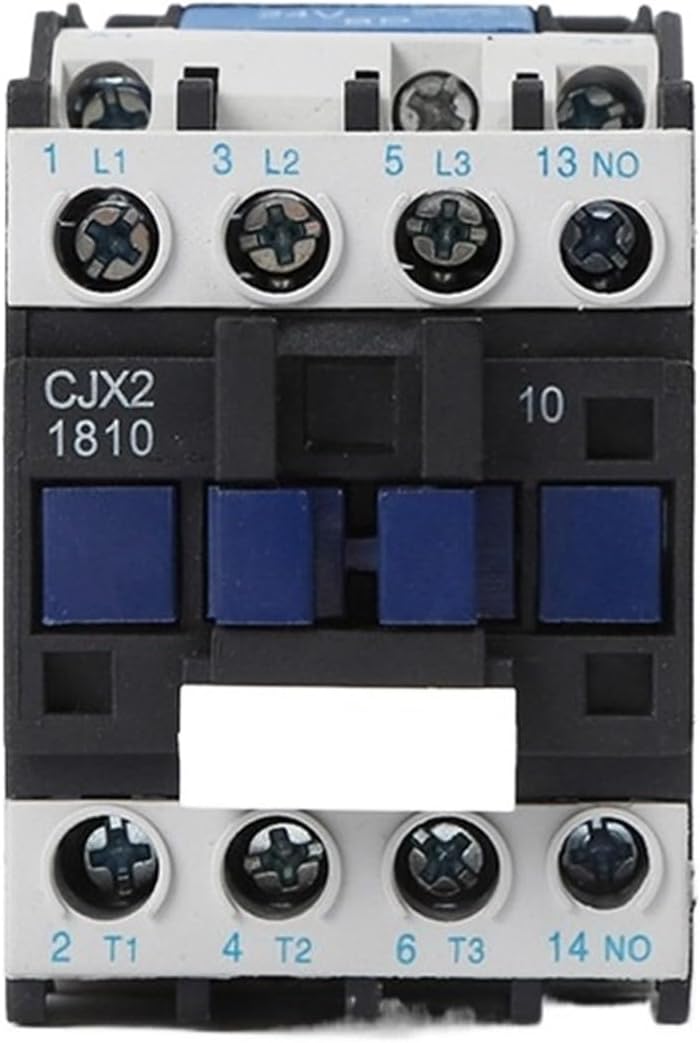 COKYIS DC contactor CJX2-1810Z 12V 24V 110V 220V 18A Small Low Voltage DC contactor Controller in Stock (Size : CJX2-1801Z DC24V)
