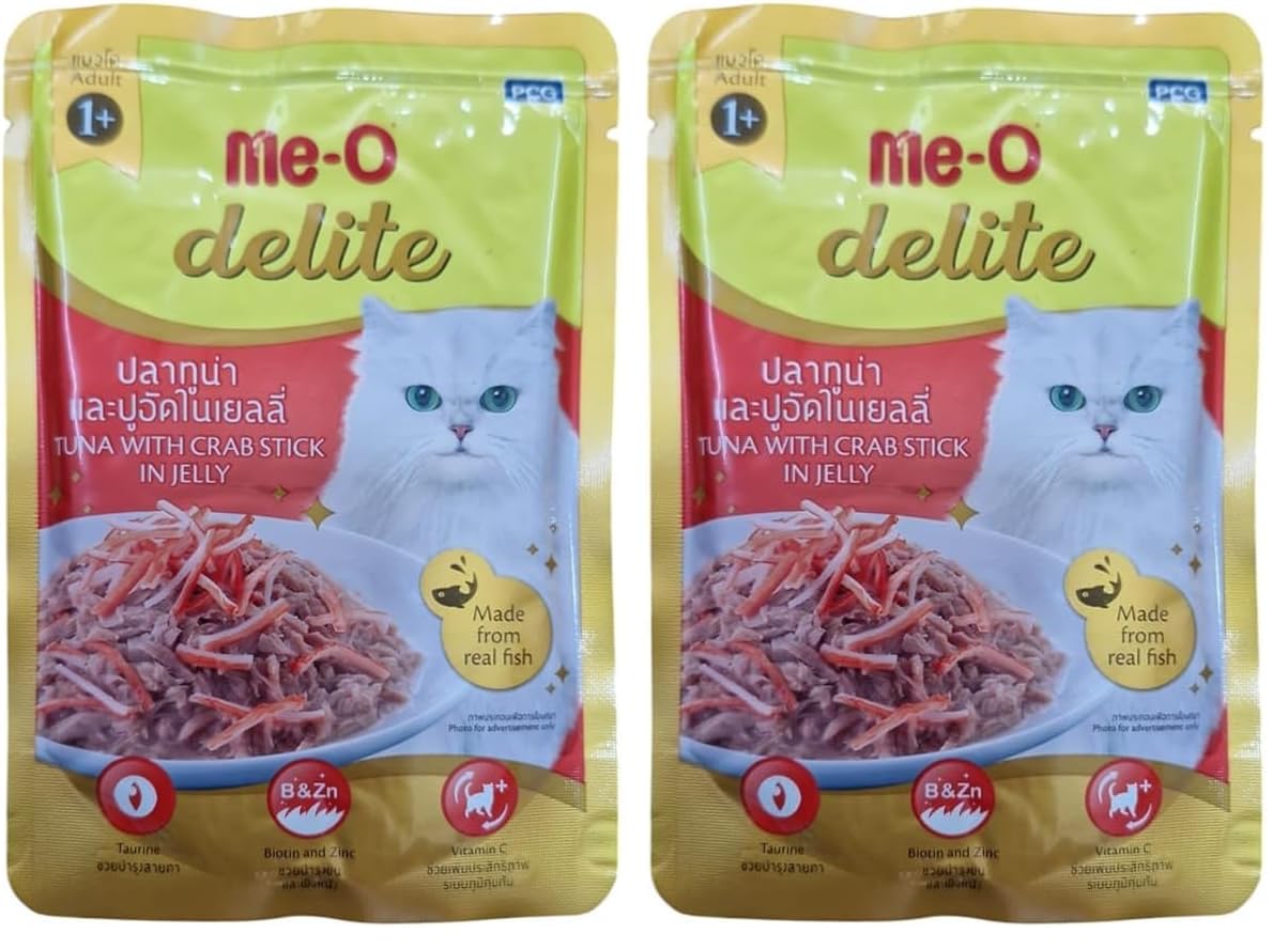 Me-O Delite Ton Balığı ile Yengeç, 70 gr (2 paketi)