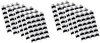 TEHAUX 30 Folhas De Cantos Para Fotos De Scrapbook Cantos Para Fotos De Scrapbook Cantos De Montagem De Fotos Cantos De Montagem De Fotos Adesivos Pretos Dourados Adesivos De Papel