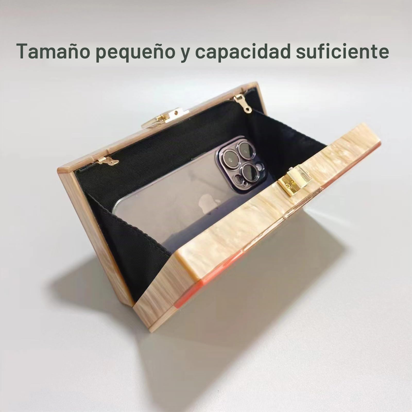 Pochette y Clutch de Acrílico para Mujer