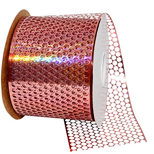Ruban alvéolé en polyéthylène cuivre 8.9cm x 45.7m Chicago Morex Ribbon