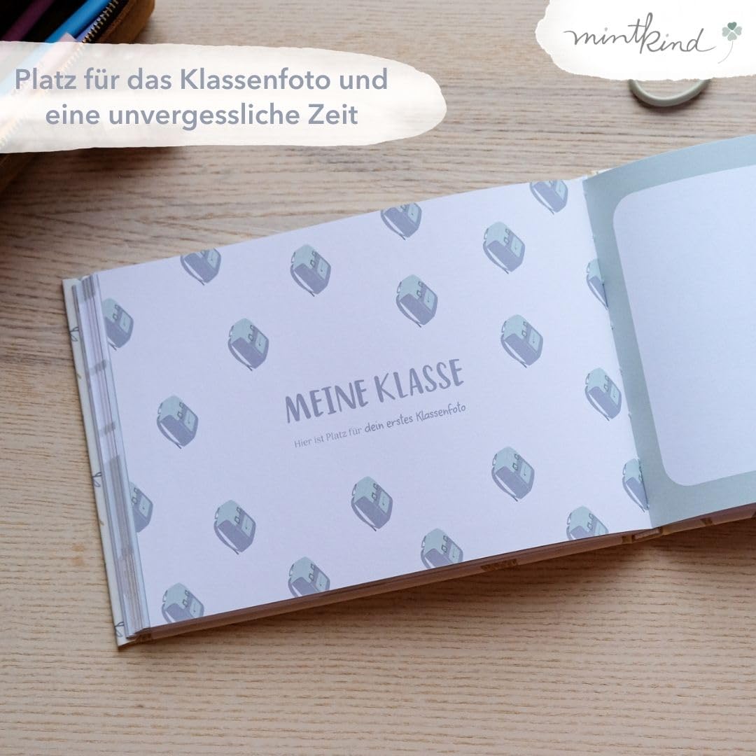 mintkind® Livre d'amitié pour l'école primaire - Mes amis d'école pour filles et garçons - Cadeau de rentrée des classes