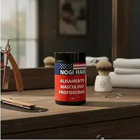 alisante relaxamento capilar americano pasta Masculino Profissional redutor Volume Liso Natural Anti Frizz Cabelo Maciez Controle Volume Uso Profissional Salão Barbeiro Barbershop Forte so seguro sem agressão ardor coceira ótimo custo benefício preço acessível pote grande durabilidade resultado em minutos embalagem prática fragrância suave couro cabeludo saudável