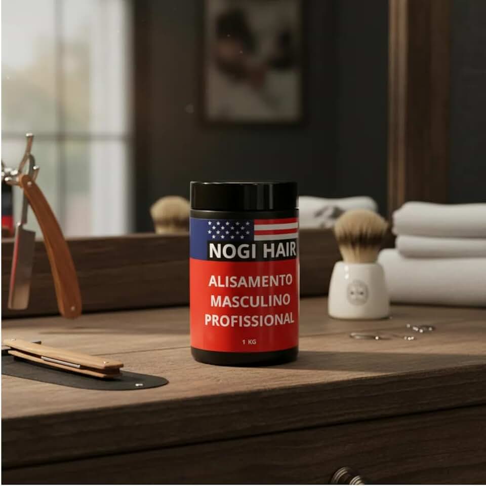 alisante relaxamento capilar americano pasta Masculino Profissional redutor Volume Liso Natural Anti Frizz Cabelo Maciez Controle Volume Uso Profissional Salão Barbeiro Barbershop Forte so seguro sem agressão ardor coceira ótimo custo benefício preço acessível pote grande durabilidade resultado em minutos embalagem prática fragrância suave couro cabeludo saudável