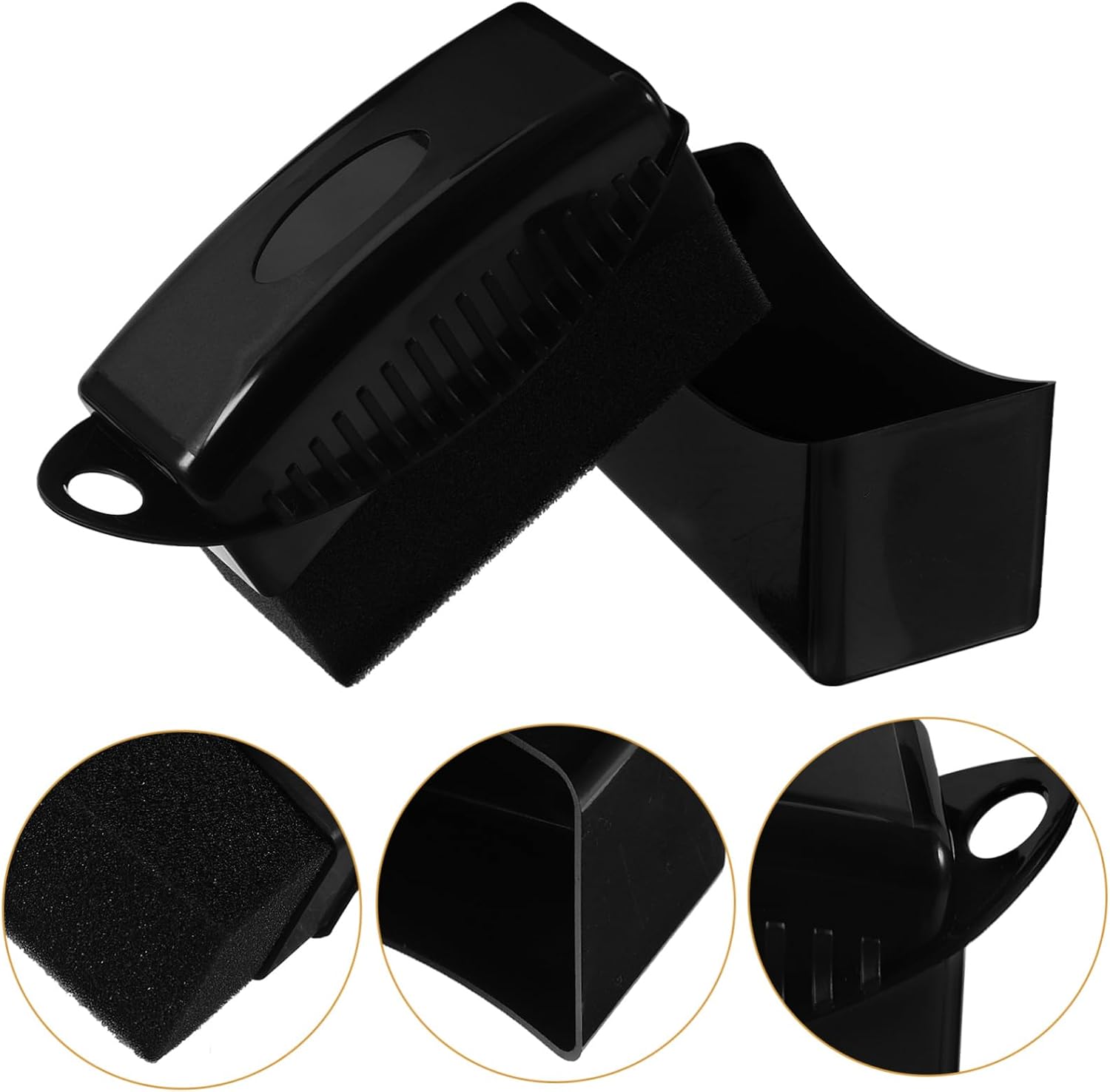 5pcs Car Wax Applicator Pad Polishing Sponge for Detailing and Tire Dressing Compact Design Safe Use for Scratch Waxing and Cleaning