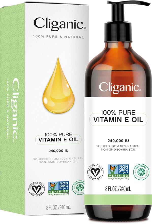 Cliganic Vitamin E Oil 240,000 IU 8oz