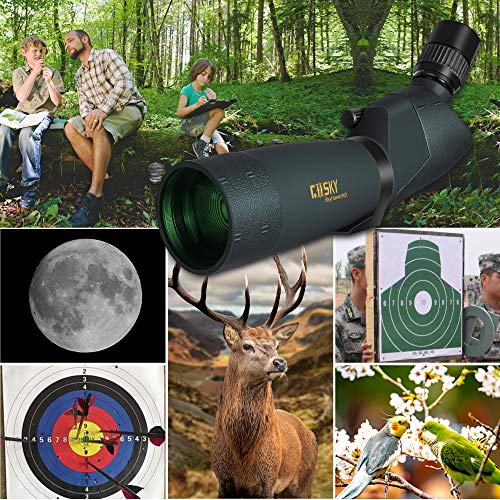 Gosky Spotting Scope 20-60X 82Mm Scopes - Bak4 45 Degree Angled Eyepiece Scope For Target Shooting Hunting Bird Watching With Scope Smartphone Adapter #TOP5