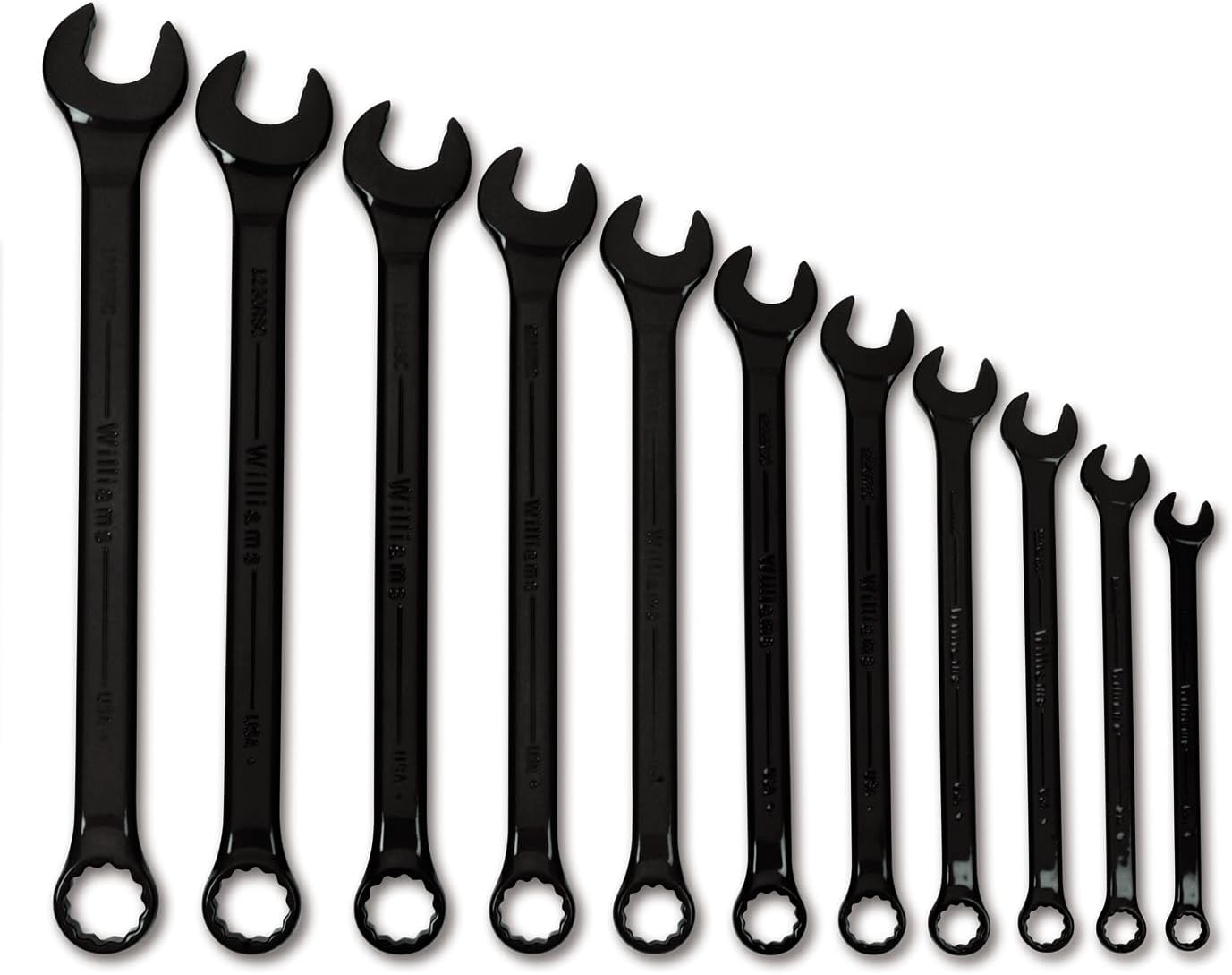 Williams 15 pc SAE SUPERCOMBO® Black Industrial Finish Combination Wrench Set