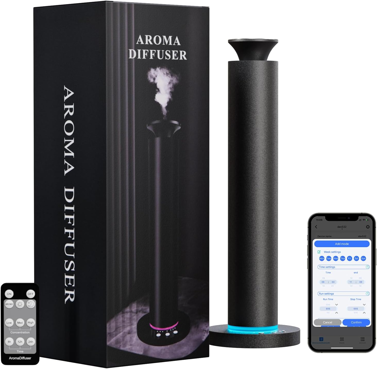 Amazon.com : Waterless Diffuser Machine Scent Air Machine Covers 1800 ...