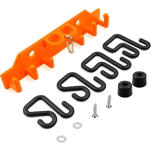 Lineman Tool Board, Line Work Bucket Accessories with 2PCS 3" and2 PCS 2" Aerial Bucket Hooks, Truck Hook Organizer for Heavy Duty Trucks Tool and Lineman.
