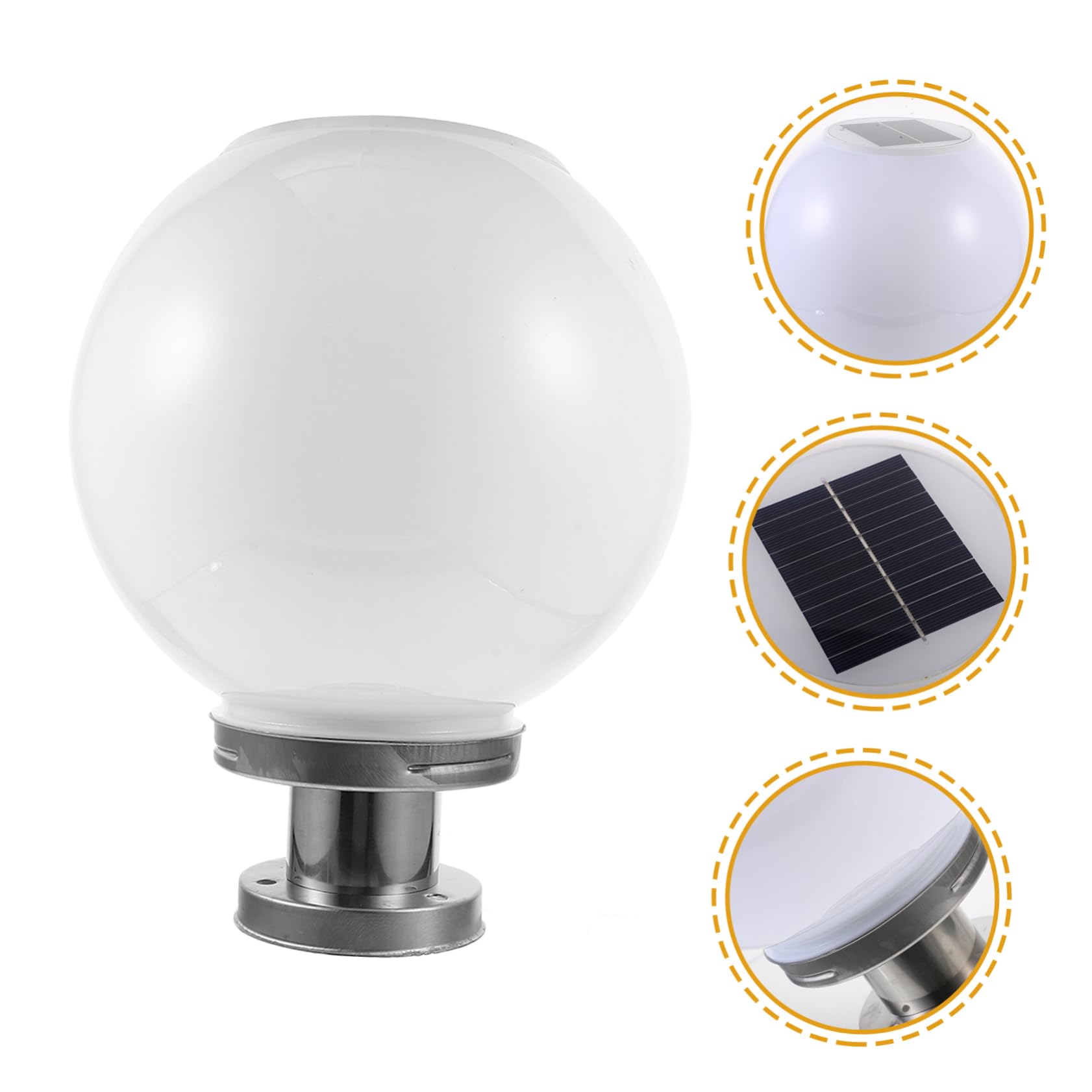 NUOBESTY Lampada a Sfera Esterno e Muro Cortile da Solare