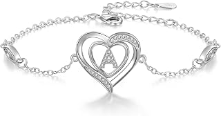 Mother's Day Gift Necklace Female Silver 925 Jewels, Mom Opal Heart Pendant, Gifts Birthday Christmas Valentine's Day for Mom