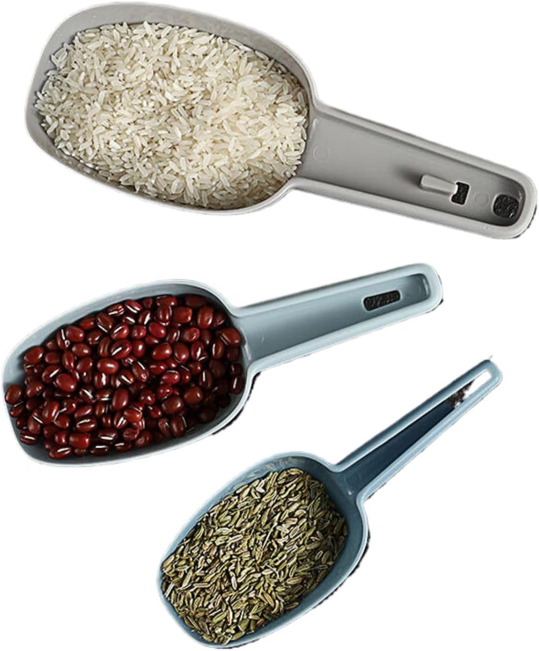 铲塑料加厚干果铲家用米勺面粉铲爆米花铲子 Chinese Wok Spatula, Spatula 专用 Household Cleaning，Kitchen Storage Essentials