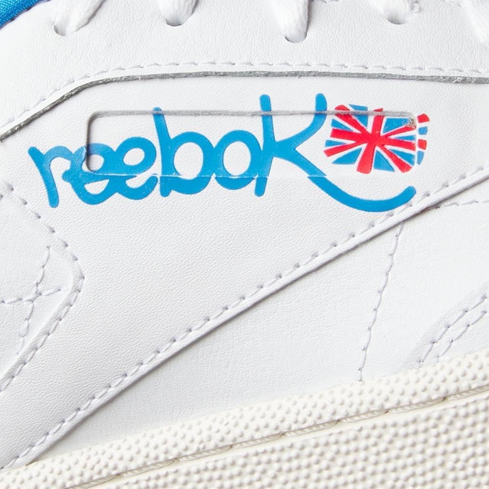Reebok Unisex-Adult Club C 85,Footwear White/Chalk/Kinetic Blue,12.5 Women/11 Men - Image 11