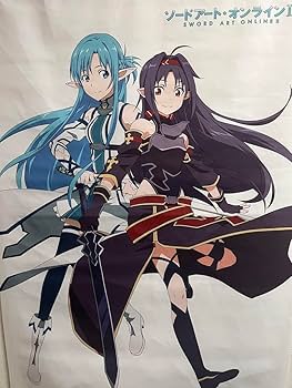 Amazon.co.jp: 希少 SAOアスナ ユウキB1描き下ろしタペストリー ナムコ