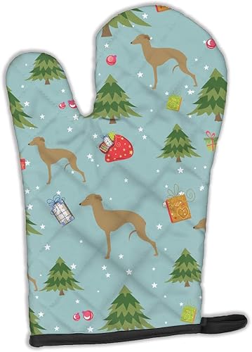 Vista 595 de Caroline's Treasures BB4904OVMT Christmas Siberian Husky Oven Mitt Heat Resistant Thick Oven Mitt for Hot Pans and Oven, Kitchen Mitt Protect Hands