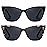 LKEYE Trendy Cat Eye Sunglasses for Women Fashion UV Protection Sunnies Sunglasses LK6042 +0.00