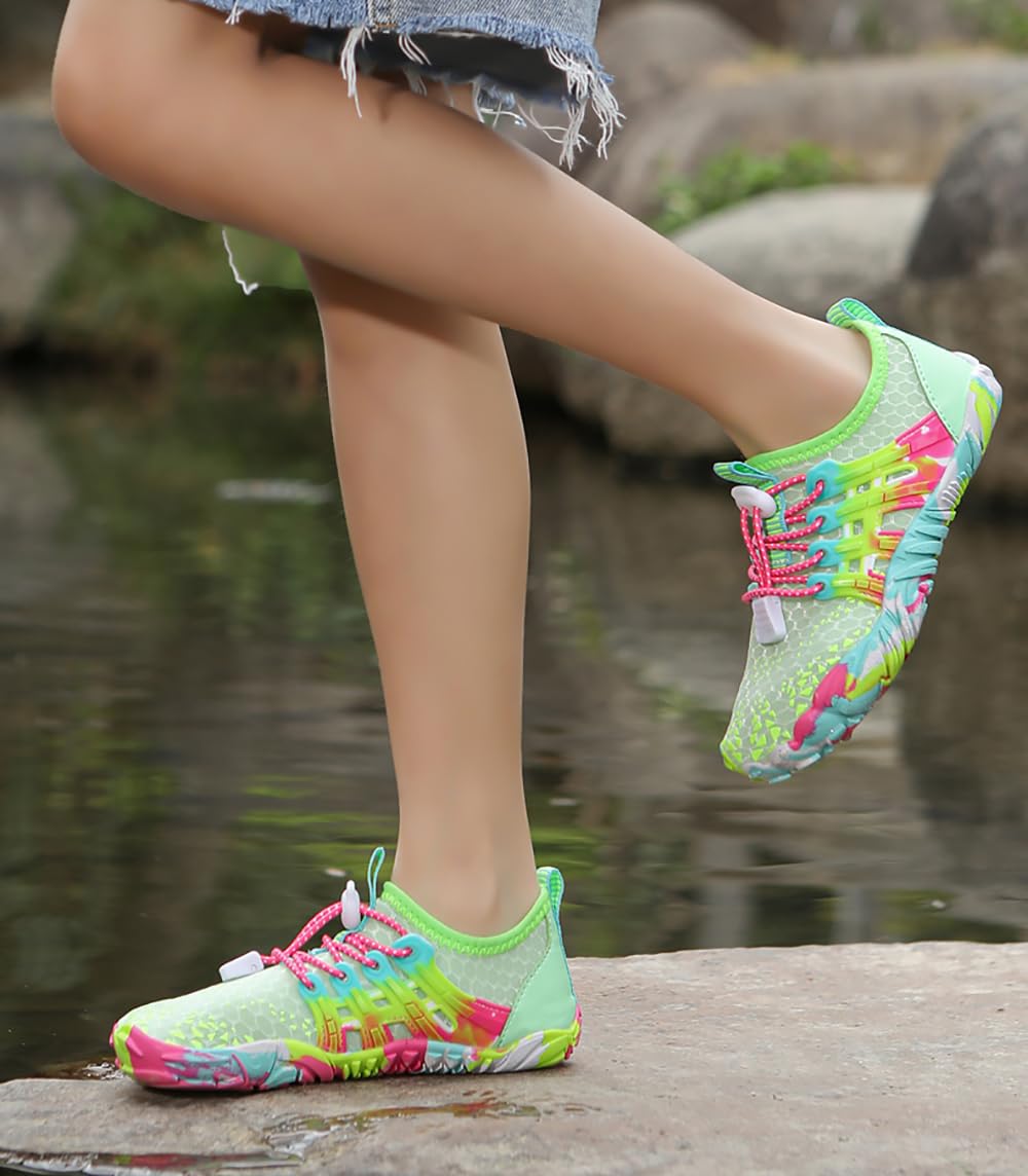 AONEGOLD Zapatos de Agua Hombre Mujer Escarpines Barefoot Zapatillas Verano Outdoor Secado Rápido Surf Calzado para Fitness Yoga Playa Transpirable Ligeras - 2